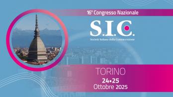 Banner 16° Congresso Nazionale SIC a Torino, dal 24 al 25 Ottobre 2025